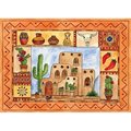 Associated Weavers Custom Printed Rugs SOUTHWESTERNFUN South Western Fun Rug SOUTHWESTERNFUN